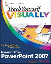 Teach yourself visually Microsoft Office PowerPoint 2007