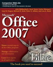 Office 2007 bible