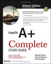 Cover of: CompTIA A+ Complete Study Guide