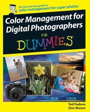 Color management for digital photographers for dummies