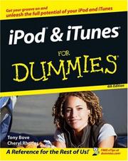 iPod & iTunes for dummies