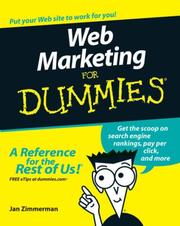Cover of: Web Marketing For Dummies