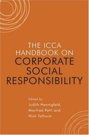 The ICCA handbook on corporate social responsibility