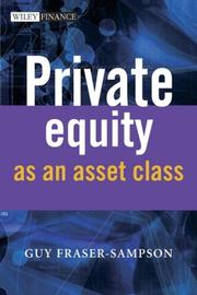 Cover of: Private Equity as an Asset Class