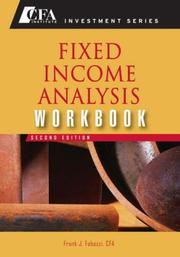 Fixed income analysis workbook