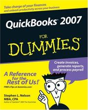 Cover of: QuickBooks 2007 For Dummies (For Dummies (Computer/Tech))