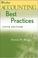 Cover of: Accounting Best Practices