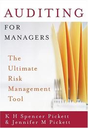 Auditing for managers : the ultimate risk management tool