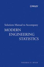 Cover of: Modern Engineering Statistics, Solutions Manual