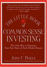 Cover of: The Little Book of Common Sense Investing