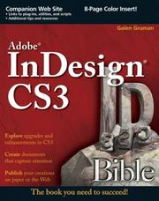 Cover of: Adobe InDesign CS3 Bible
