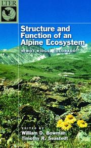 Structure and function of an alpine ecosystem : Niwot Ridge, Colorado