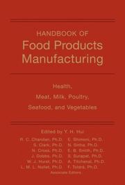 Handbook of food products manufacturing