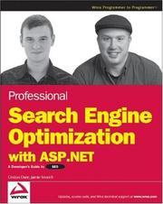 Cover of: Professional Search Engine Optimization with ASP.NET: A Developer's Guide to SEO