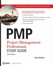 PMP : project management professional exam : study guide