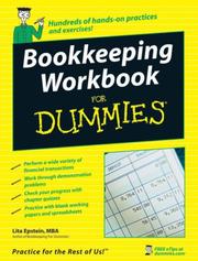 Bookkeeping workbook for dummies