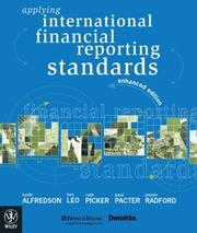 Cover of: Applying  International Financial Reporting Standards Enhanced Edition by Keith Alfredson, Ken Leo, Ruth Picker, Paul Pacter, Jennie Radford, Victoria Wise