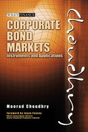 Corporate bond markets : instruments and applications