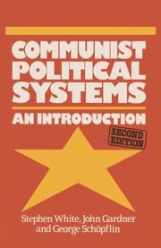 Cover of: Communist political systems: an introduction