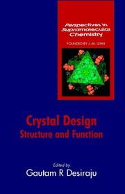 Crystal design : structure and function