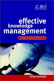 Cover of: Effective knowledge management: a best practice blueprint