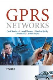 Cover of: GPRS networks by Geoff Sanders ... [et al.].