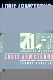Cover of: Louis Armstrong, in his own words: selected writings
