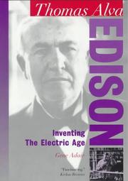 Cover of: Thomas Alva Edison by Gene Adair