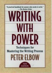 Cover of: Writing with power by Peter Elbow