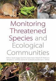 Cover of: Monitoring threatened species and ecological communities