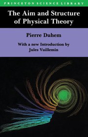 Cover of: Aim and Structure of Physical Theory
