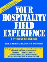 Cover of: Your hospitality field experience: a student workbook