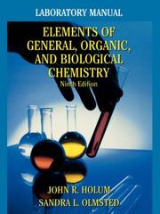 Cover of: Elements of General and Biological Chemistry, Laboratory Manual