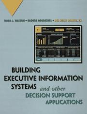 Building executive information systems and other decision support applications