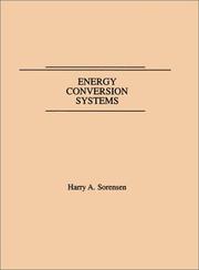 Cover of: Energy conversion systems by Harry A. Sorensen