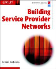 Cover of: Building service provider networks