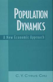 Cover of: Population dynamics by C. Y. Cyrus Chu