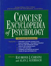Cover of: Concise encyclopedia of psychology