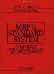 Cover of: MRP II Standard System: A Handbook for Manufacturing Software Survival