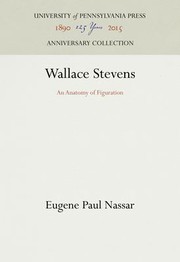 Cover of: Wallace Stevens: An Anatomy of Figuration
