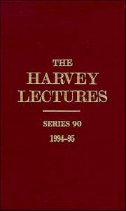 Cover of: The Harvey Lectures Series 90