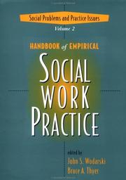 Cover of: Handbook of Empirical Social Work Practice, Social Problems and Practice Issues (Handbook of Empirical Social Work Practice)