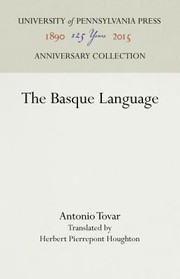 Cover of: Basque Language