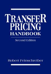 Transfer pricing handbook