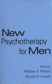 Cover of: New psychotherapy for men