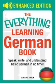 Cover of: Everything Learning German Book: Speak, Write, and Understand Basic German in No Time