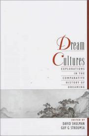 Cover of: Dream cultures: explorations in the comparative history of dreaming