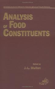 Analysis of food constituents