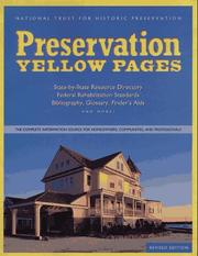 Preservation Yellow pages : the complete information source for homeowners, communities and professionals