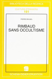 Cover of: Rimbaud sans occultisme